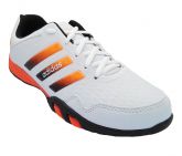 Tênis Adidas F500 Branco e Laranja