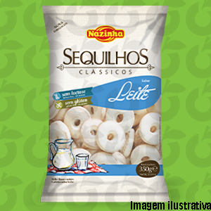 Sequilho de Leite 350 Gramas Nazinha