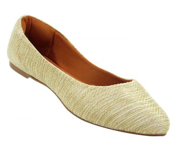 Sapatilha Feminina Luxo Palha