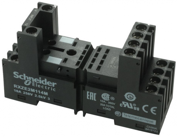 Base P/Rele RXM2/RXM4 Contato Misto Schneider