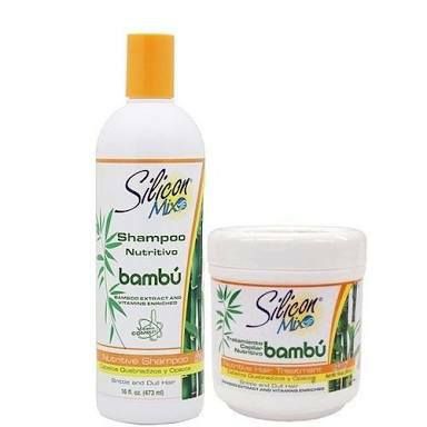 Kit Bambú  Para Cabelos Desnutridos - Shampoo 473ml + Máscara 450g - Bambú