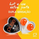 PULSE CÁPSULAS DE ÓLEO CORPORAL HOT E ICE EXTRA FORTE 2 UNI SEXY FANTASY