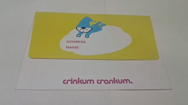 Envelope de Papel Carta Crinkum Crankum