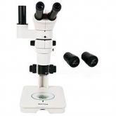 Microscópio Eletereoscópico Trinocular, Zoom 0,8 x -8x Objetiva Plana-CS/AT-TNE 100T