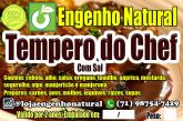 Tempero do Chef 80 Gramas Com Sal Engenho Natural
