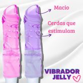 VIBRADOR JELLY ROXO 16 X 3CM