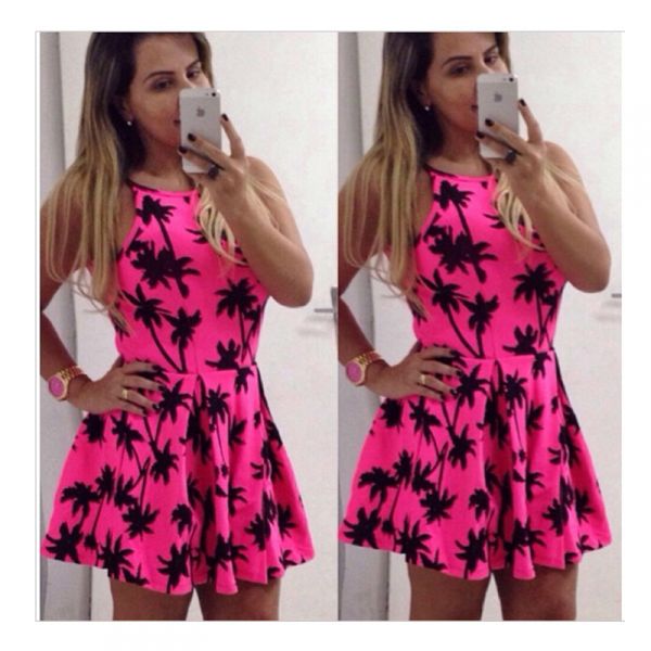 Vestido Rosa VAF0102