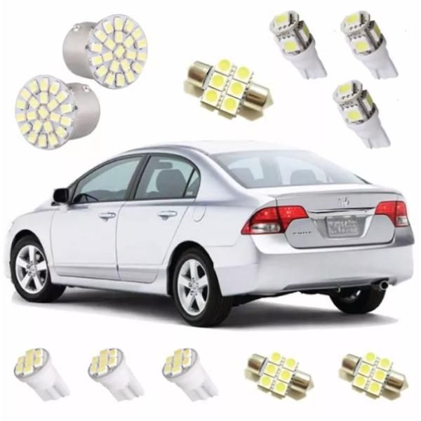 Kit Completo Lampadas Led Honda New Civic