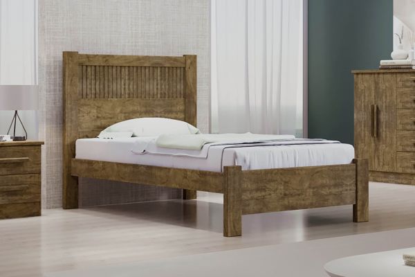Cama Solteiro Primicia Plus Ipe Ripado D Doro