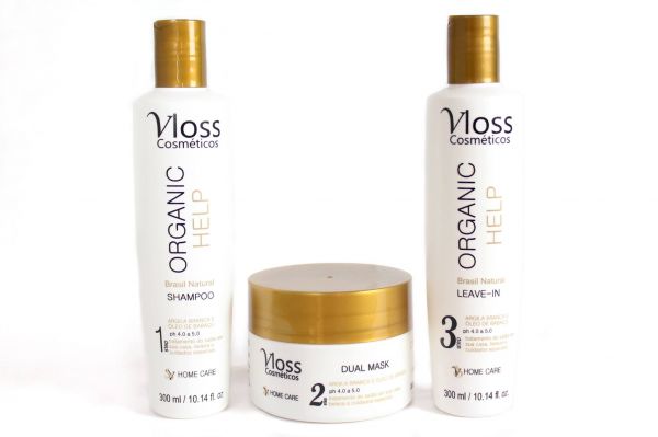 Kit organic Help Vloss Argila e Babaçu