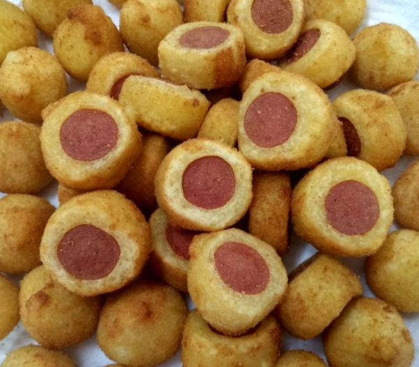 Enroladinho de Salsicha cada 25 Unidades