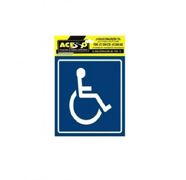 Placa Cadeirante