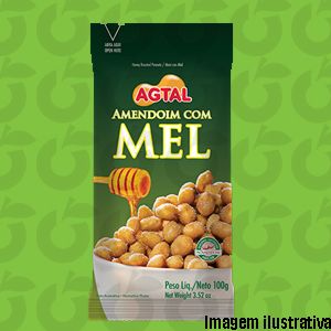 Mixed Nuts com Mel 50 Gramas Agtal
