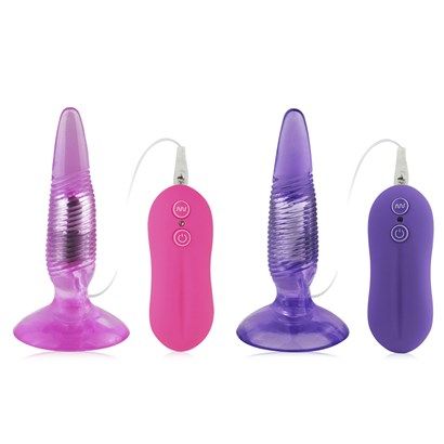 Plug Anal Vibrador Twister 10 X 2cm Sensual Love