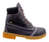 Bota Coturno Caterpillar Couro Sintético Preta