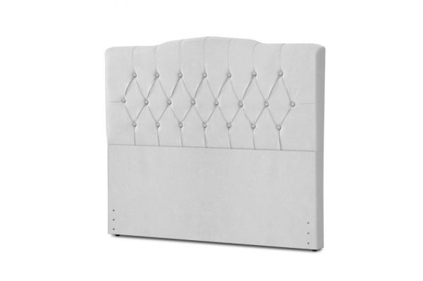 Cabeceira Casal Qebec 140 Corino Cinza SR Cabec