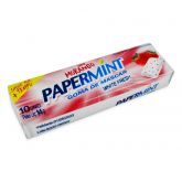 PAPERMINT GOMA DE MASCAR 10 UNIDADES WHITE FRESH DANILLA FOODS SABOR MORANGO