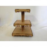 Torre de Bandejas para Cupcake em MDF 3mm