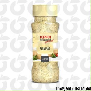 Tempero Gourmet Parmesão Zero Sal 55 Gramas Keeppack