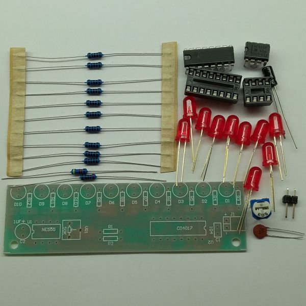 KIT Sequencial 10 LEDs
