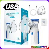 Inalador nebulizador portátil ultrassônico silencioso usb e pilha, para adulto e criança