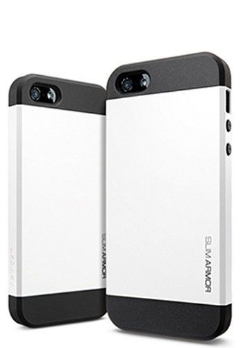 CASE SLIM ARMOR SPIGEN BRANCA PARA IPHONE 4 E 4S