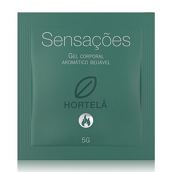 Gel Comestível Sensações Cereja Hot & Ice - Sachê 5g
