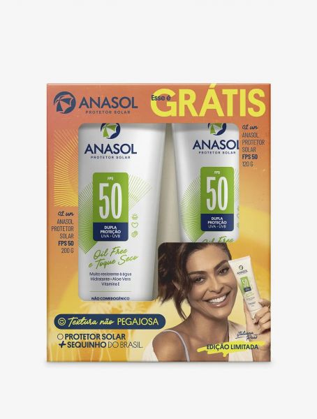 KIT ANASOL FPS 50 CORPO 200 G + FPS 50 CORPO 120 G