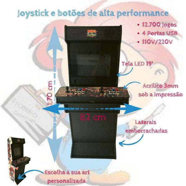 maquina de fliperama
