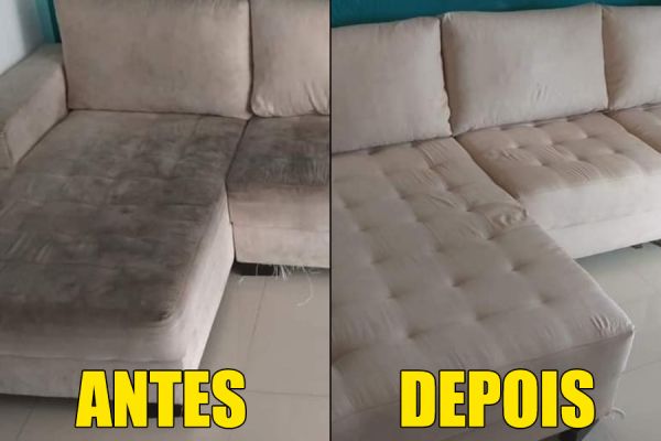 Lavagem sofá a seco Jardim Alvorada em Maringá!!!