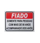 Placa - Fiado