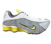 Tênis Nike Shox R4 Cromado, Grafite e Amarelo MOD:11769