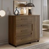 Comoda New Florenca 4G1P Imbuia Benetil