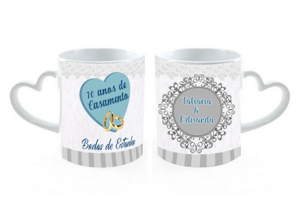 Caneca Love Porcelana