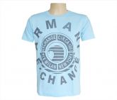 Camisa Armani Exchange Azul Bebê
