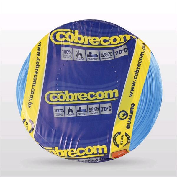 Fio cabo auto azul Cobrecom 1.5 - 100 metros