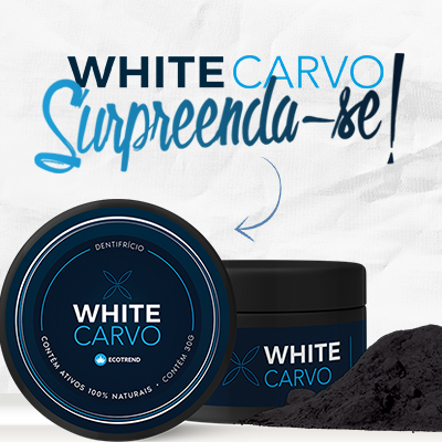 White Carvo - Clareador de Dentes - 30g