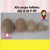 Kit corpo fofinho 5 tamanhos