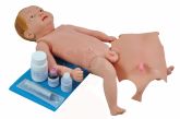Manequim Bissexual Bebê c/Órgãos Internos P/ Treino de Enfermagem-CS/SD-4001