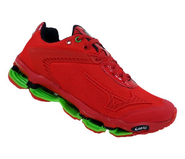 Tênis Mizuno Prophecy Lamborghini Vermelho e Verde