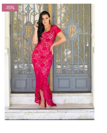 VESTIDO - VERMELHO LONGO SEREIA MULLET