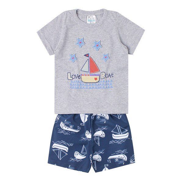 Conjunto Infantil Menino Barquinho