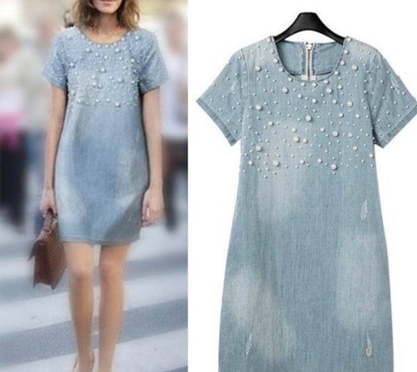Vestido casual jeans