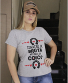 Camiseta Feminina em malha algodão