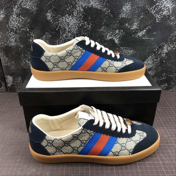 Gucci Gucci jbg couro e camurça cavalheiro