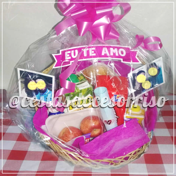 -Cesta Personalizada Romântica