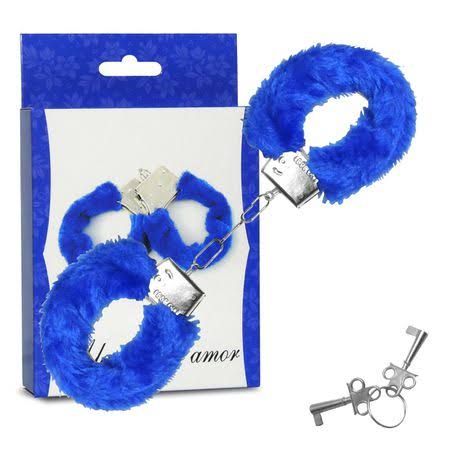 ALGEMA DE METAL PELÚCIA REVESTIDA FUR LOVE CUFFS SEXY IMPORT