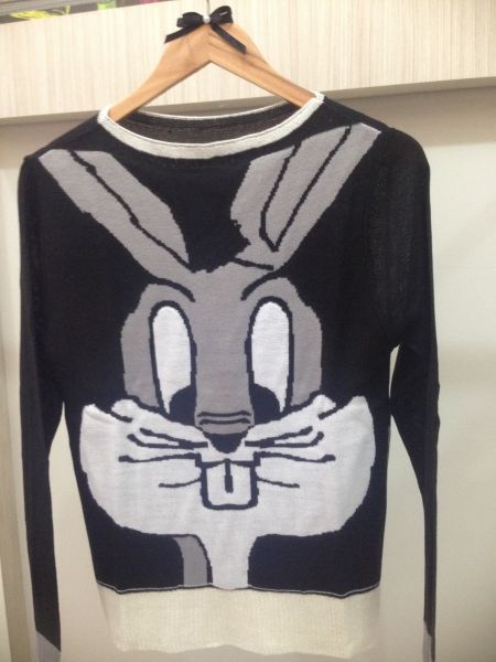 blusa pernalonga preta