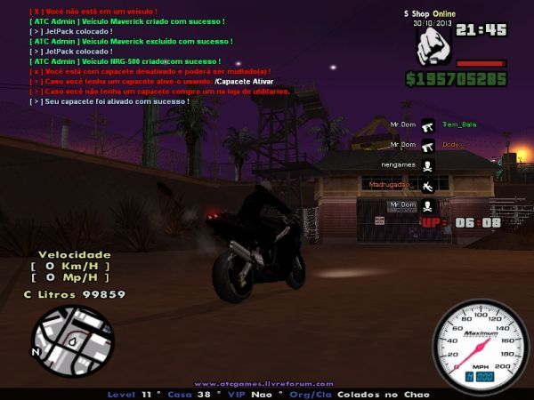 Base do Clan Colados no Chão.