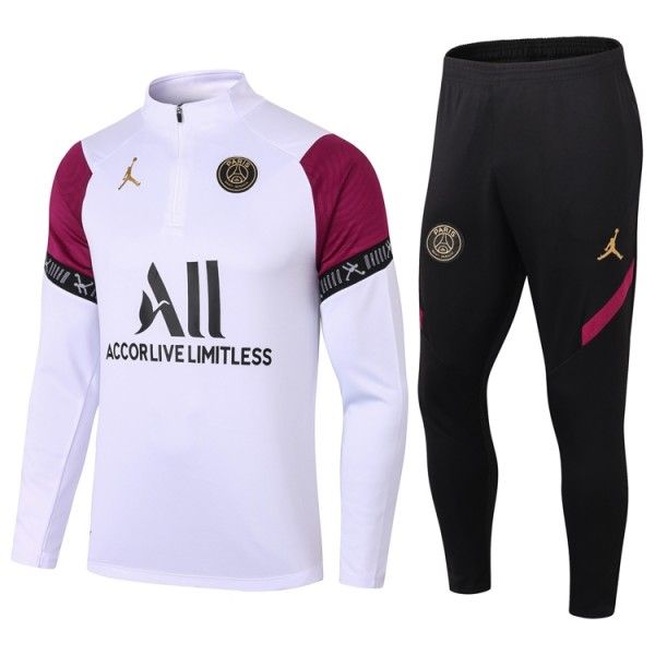 Agasalho PSG 2021 Vinho Branco Preto